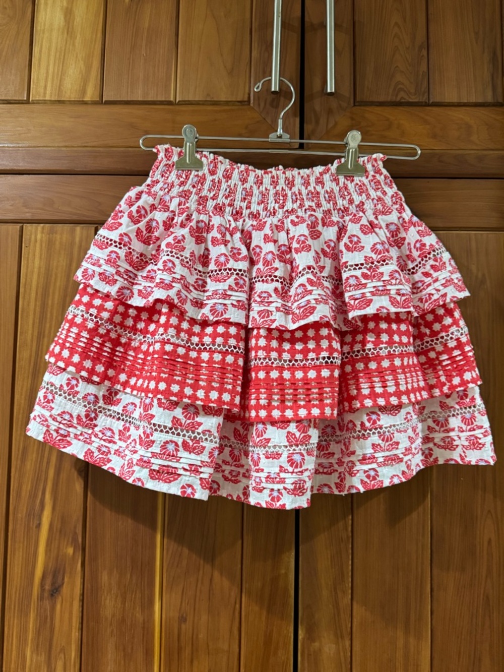 Roller Rabbit x Target Floral Star Geo Tiered Mini Skirt medium - Picture 3 of 4